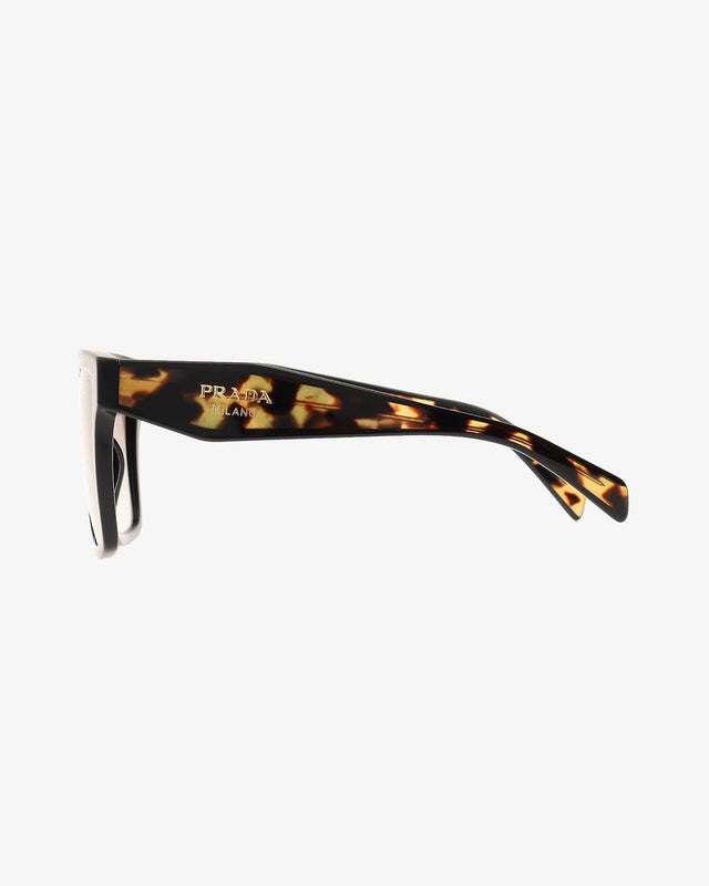SUNGLASSES 0PR 24ZS - BLACK 0PR 24ZS 1AB0A7 PRADA 