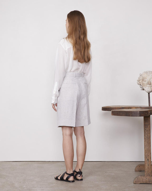 DALVA LINEN SHORT - NATURAL S25WSHT802 -NATURAL OFFICINE GENERALE 