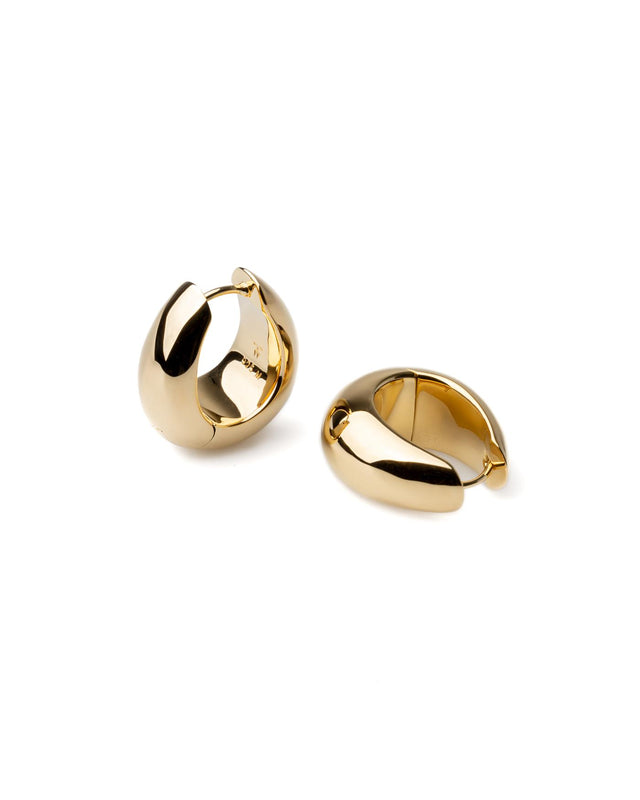 ICE HOOPS MEDIUM - GOLD 100512 -GOLD TOM WOOD 