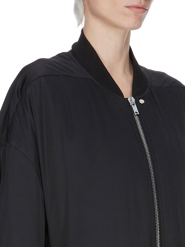 PETER FLIGHT BOMBER JACKET - BLACK