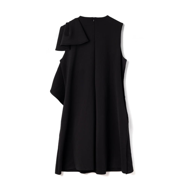 BOW VOLANT DRESS - BLACK ED027 -BLACK VIKTOR & ROLF 