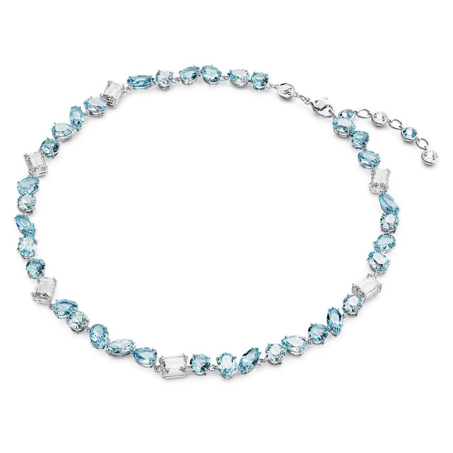 GEMA NECKLACE - BLUE/RHODIUM PLATED 5666007 BLU/RHS SWAROVSKI 