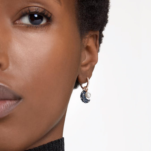 SUBLIMA DROP EARRINGS - MULTICOLOURED/ROSE GOLD-TONE PLATED 5671569 MUL/ROS SWAROVSKI 