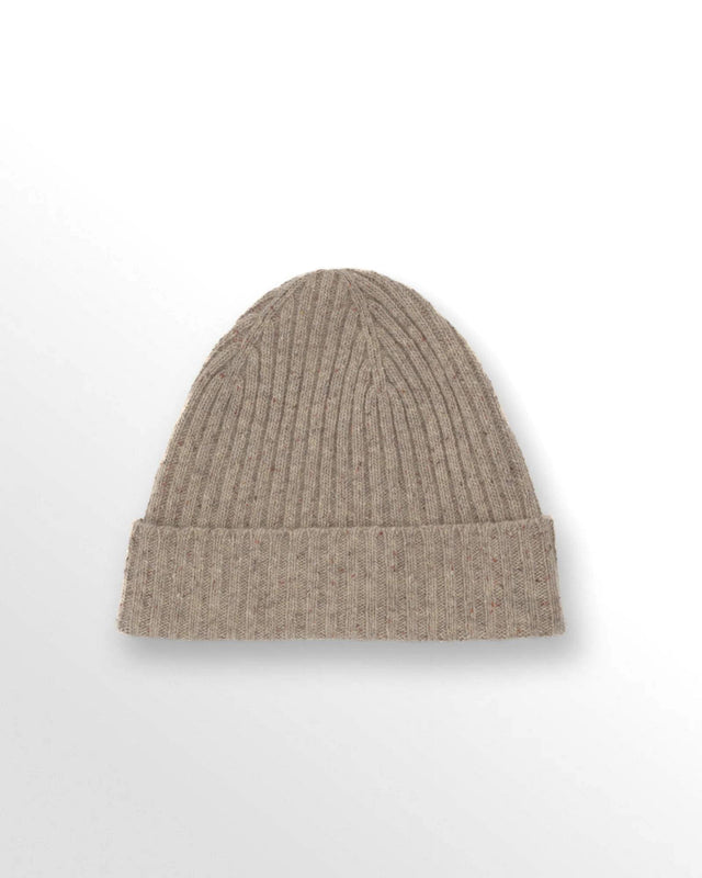 BROOK BEANIE DONEGAL - NATURAL AW25-ACC-BRK-BXS-NAT -NATURAL WAX LONDON 