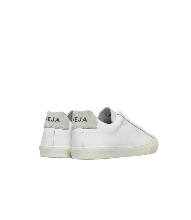 MENS ESPLAR CLEAN LEATHER TRAINERS - TRIPLE WHITE EA0200001B -TRIPLE WHITE VEJA 