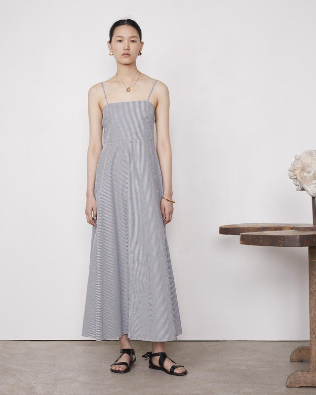 LORETTA DRESS - BLACK/ WHITE S25WDRS102 -BLACK/WHITE OFFICINE GENERALE 