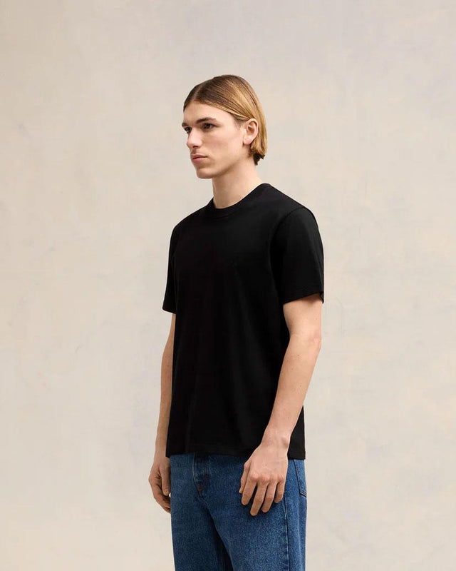 JERSEY ADC T-SHIRT - BLACK UTS003.724 -001 AMI PARIS 