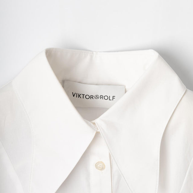 POEFY PRINCESS SHIRT - WHITE TS032 -OFF WHITE VIKTOR & ROLF 