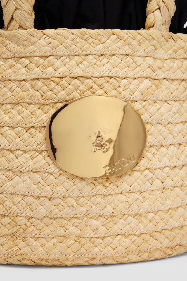 RAFFIA ICONIC BUCKET BAG - VANILLA AC0970140 -102V VANILLA PATOU 