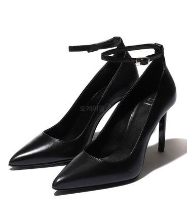 POINTED-TOE STILLETOES - BLACK