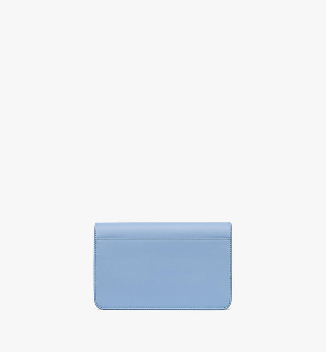 DIAMOND SHOULDER BAG IN SPANISH CALF LEATHER - BLUE MWRESAK01L8001 BLUE MCM 