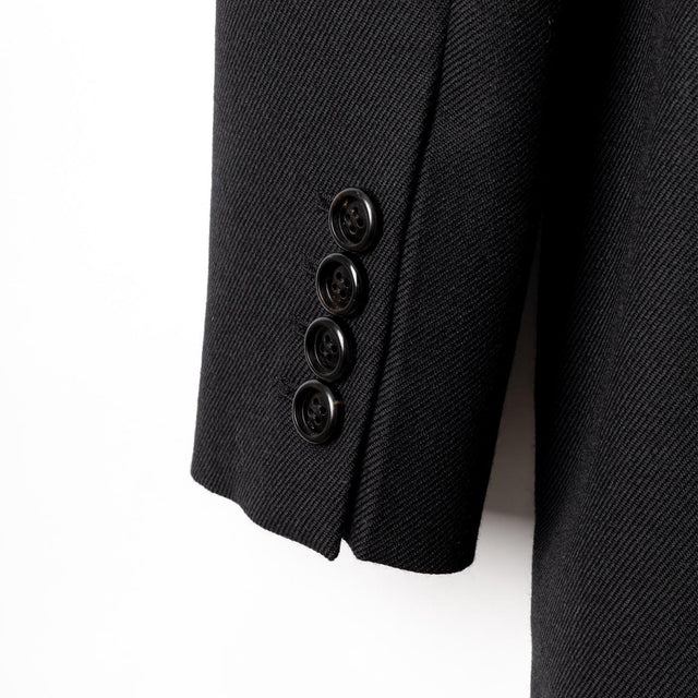 WOOL LONG COAT - BLACK FCO027.285 -001 AMI PARIS 