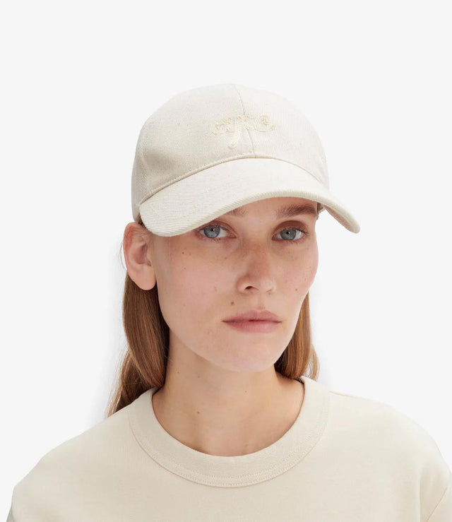 CHARLIE CHAINETTE BASEBALL CAP - ECRU COEUG-M24157 AAD-ECRU A.P.C. 