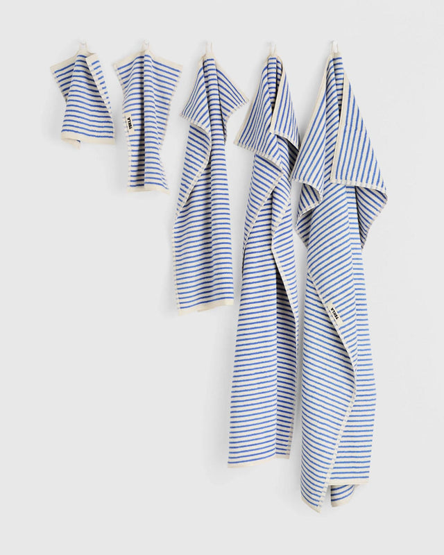 BATH TOWEL - COASTAL BLUE STRIPES TT-CS70X140 -Coastal Blue Stripes TEKLA 