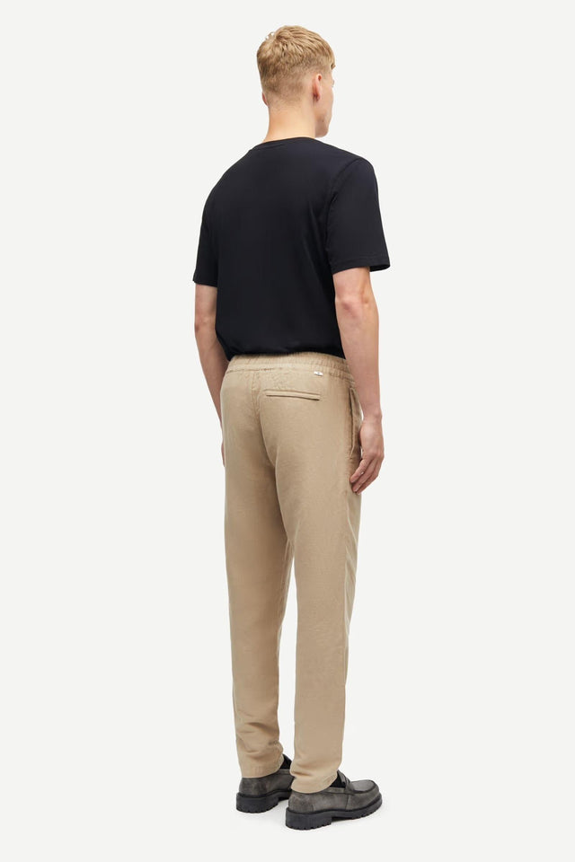 SMITHY TROUSERS - GREIGE M23100079 -GREIGE SAMSOE SAMSOE 