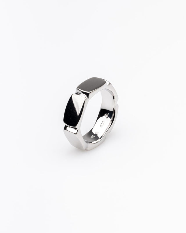 UMI BAND RING MEDIUM - SILVER 101441 -SILVER TOM WOOD 