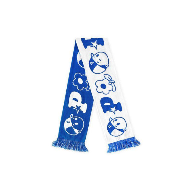 MULTI SCARF - WHITE/BLUE P029  PAWA SPEED SPORTS 