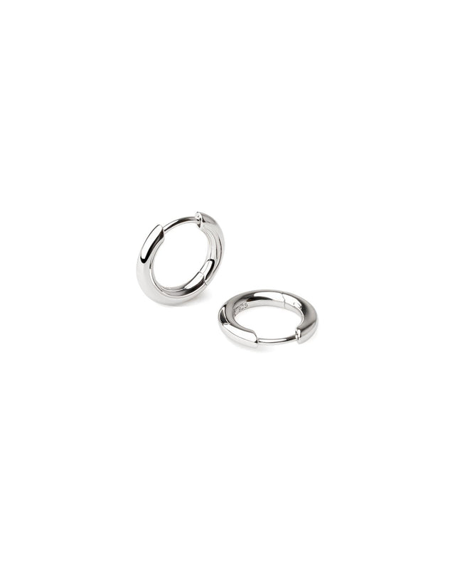 CLASSIC HOOPS SMALL - SILVER 100193 -SILVER TOM WOOD 