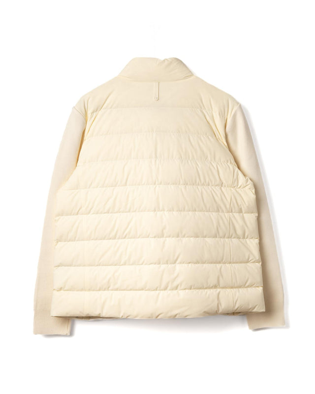 MIXED MEDIA JACKET - CREAM OCEANE-CITYZ -CREAM MACKAGE 