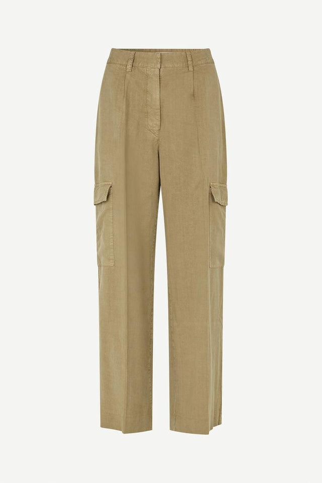 SAHOPSA TROUSERS - LEAD GRAY<BR/> F24200079 Lead Gray SAMSOE SAMSOE 