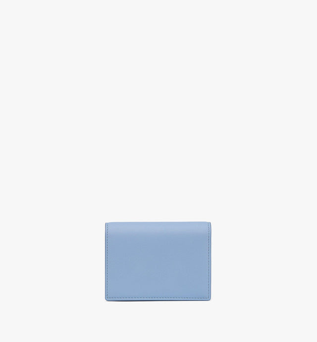 SPANISH CALFSKIN DIAMOND SNAP WALLET - BLUE MYSESAK01L8001 BLUE MCM 