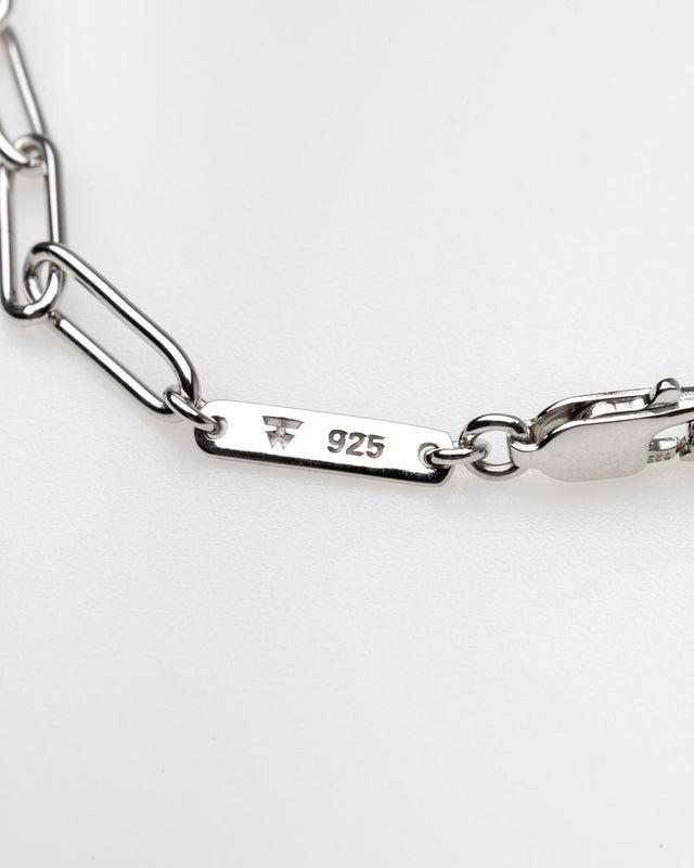 BOX CHAIN NECKLACE - SILVER 100071 -SILVER TOM WOOD 