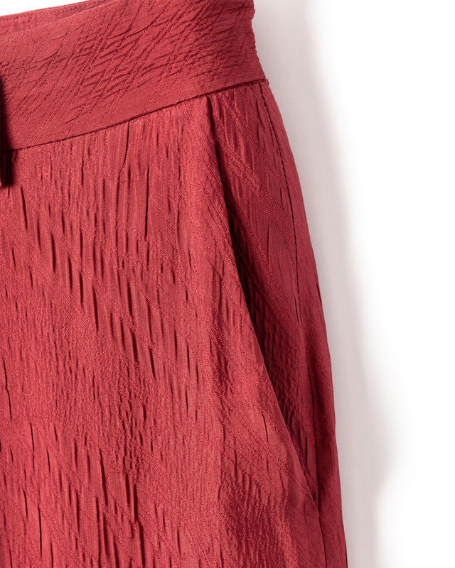 TEXTURED WIDE-LEG TROUSERS - CINOBER RW-TR0010-6102-E25 -310 CINOBER LANVIN 