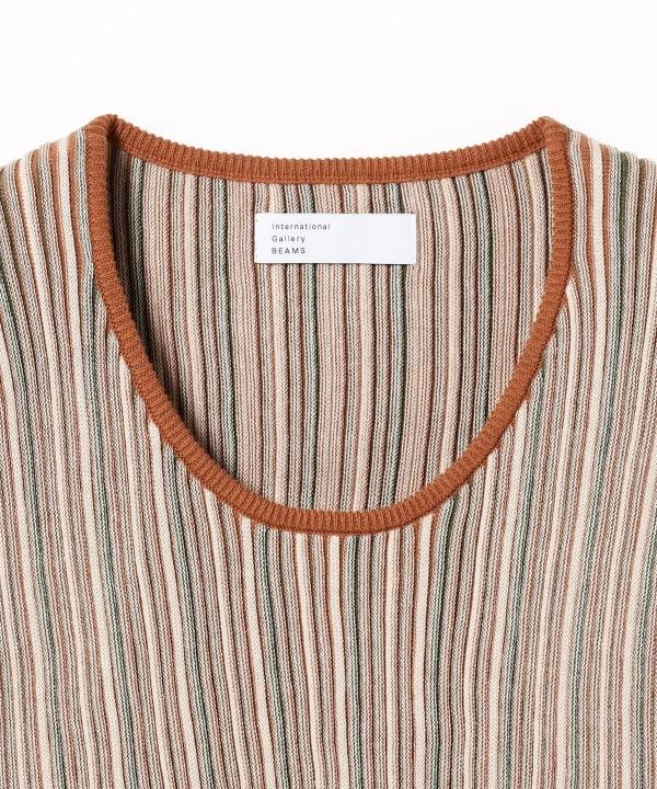 IG KNIT TANK TOP - MULTI STRIPE 2306-0054-262 90 BEAMS 