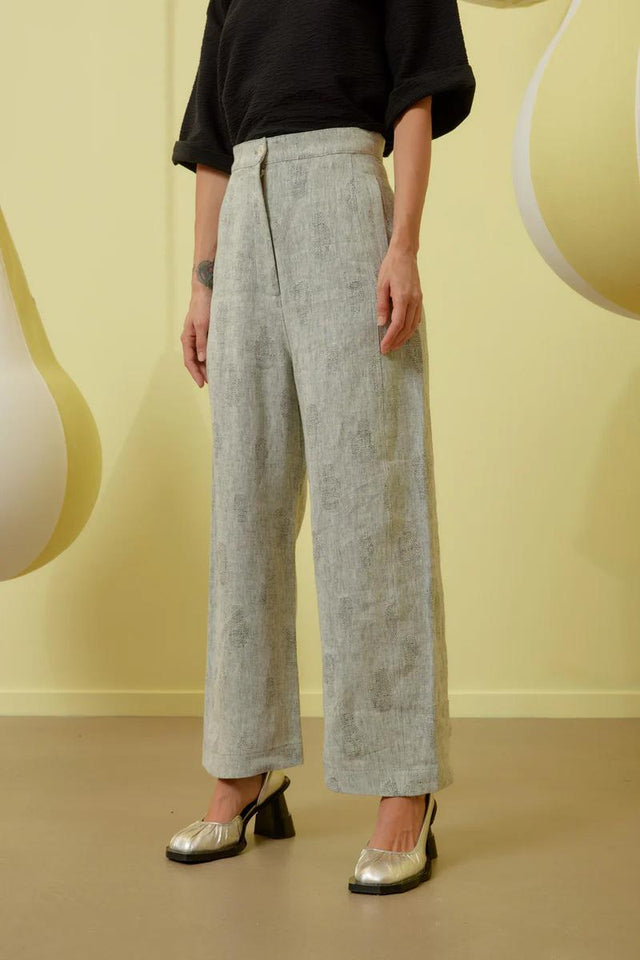 POST PANT - GREY MELANGE GLOVES SS24STUD-F514 901 HENRIK VIBSKOV 