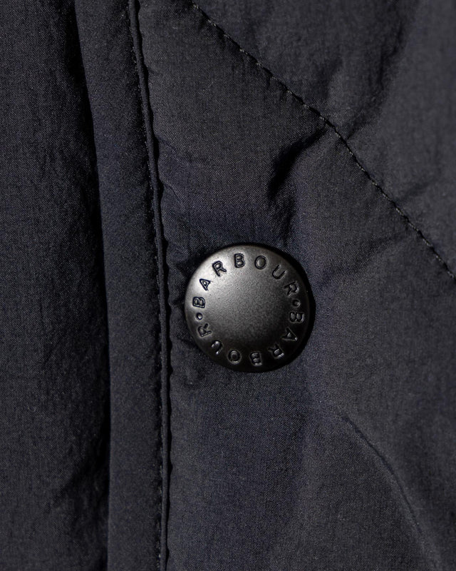 MODIFIED SHORT LIDDESDALE QUILTED JACKETED JACKET - BLACK MQU1866BK11 -BLACK BARBOUR 