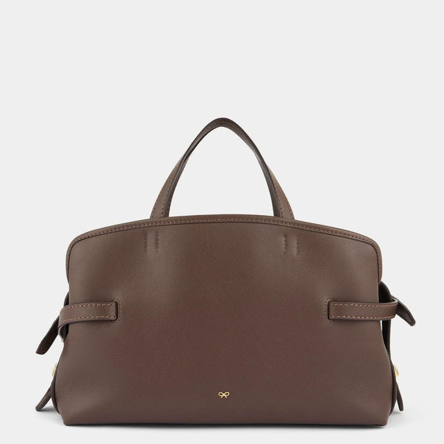 ANYA HINDMARCH 182225COFFE SUEDE