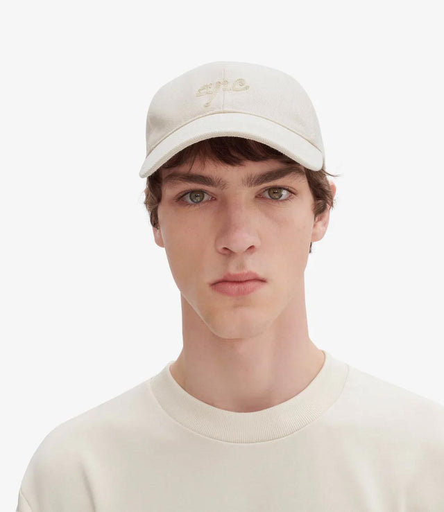CHARLIE CHAINETTE BASEBALL CAP - ECRU COEUG-M24157 AAD-ECRU A.P.C. 