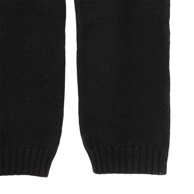 KNIT PANTS - BLACK
