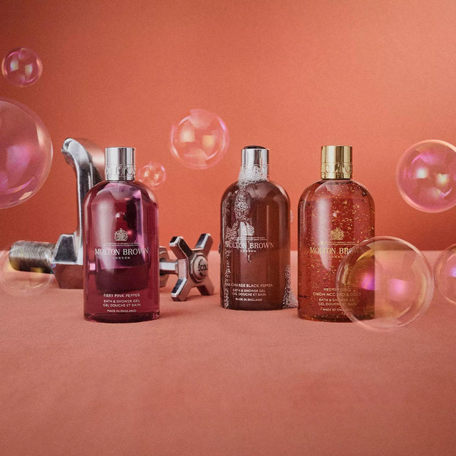 FIERY PINK PEPPER BATH & SHOWER GEL MTB031 300ML MOLTON BROWN 