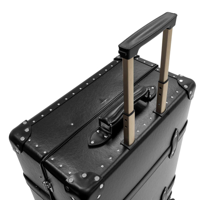 CENTENARY LARGE CHECK-IN - 4 WHEELS SUITCASE - BLACK/BLACK CNBKBK30CI-C -BLACK/BLACK GLOBE TROTTER 