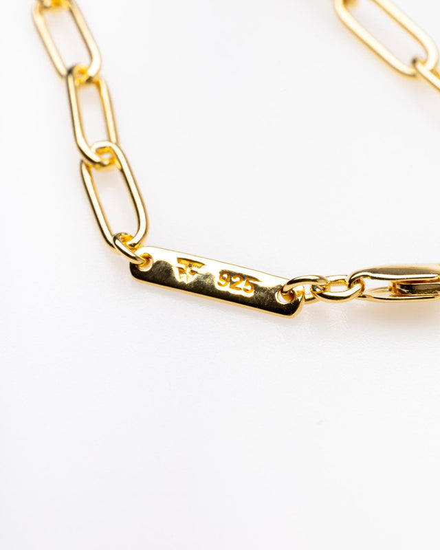 BOX BRACELET - GOLD 100067 -GOLD TOM WOOD 