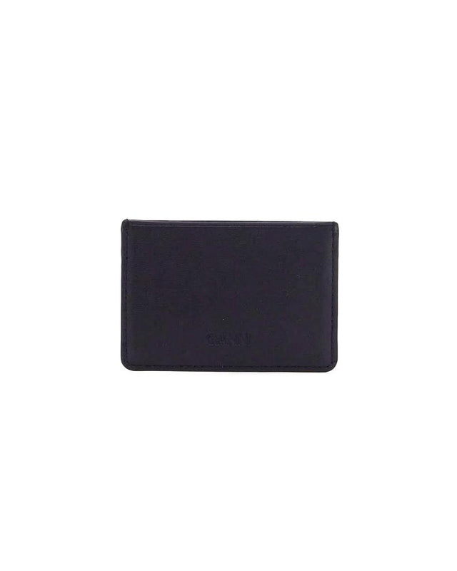 BOU CARD HOLDER STRASS - BLACK A6392 -099 BLACK GANNI 