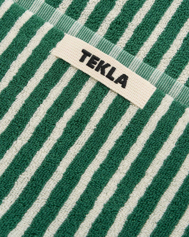 GUEST TOWEL - TEAL GREEN STRIPES TT-TEGRST30X50 -Teal Green Stripes TEKLA 