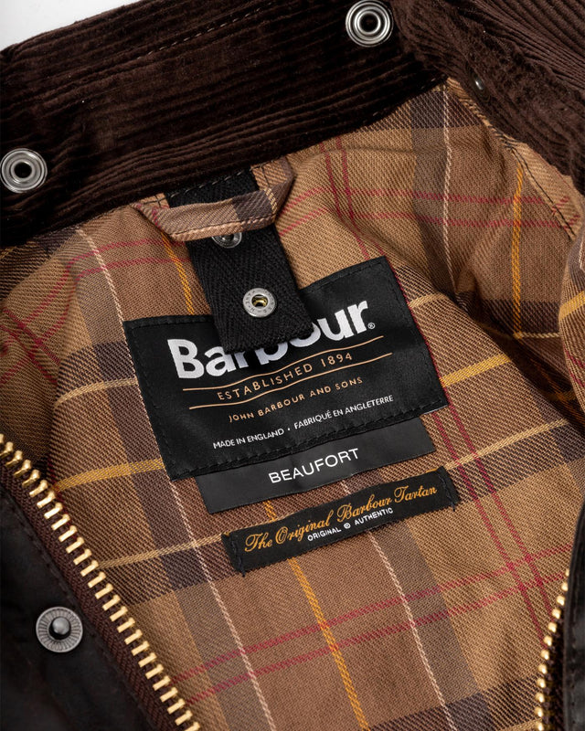 BEAUFORT WAX JACKET - RUSTIC MWX0017RU52 -RUSTIC BARBOUR 