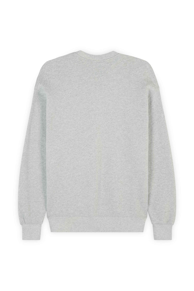 FLOWERS COMFORT SWEATSHIRT - LIGHT GREY MELANGE