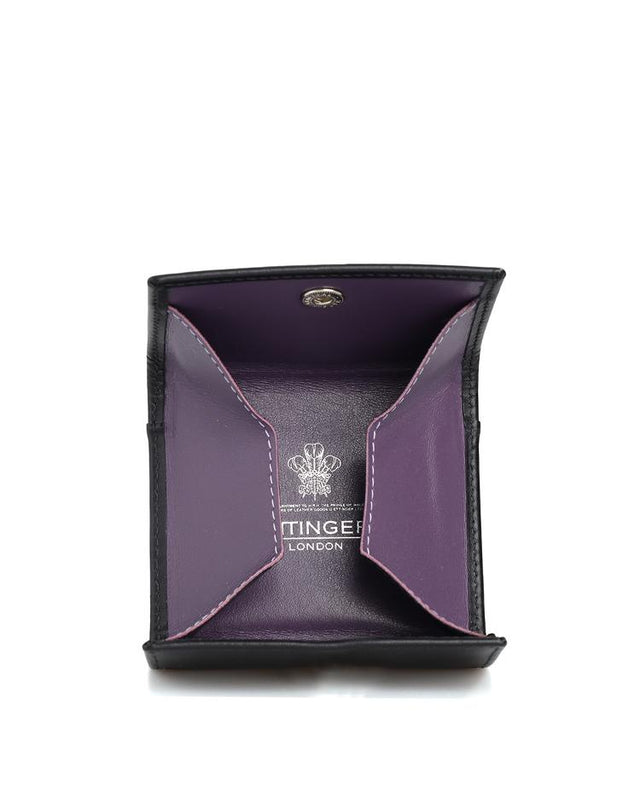 BRIDLE HIDE COIN PURSE - STERLING PURPLE ST145JR-PL Sterling Purple ETTINGER 