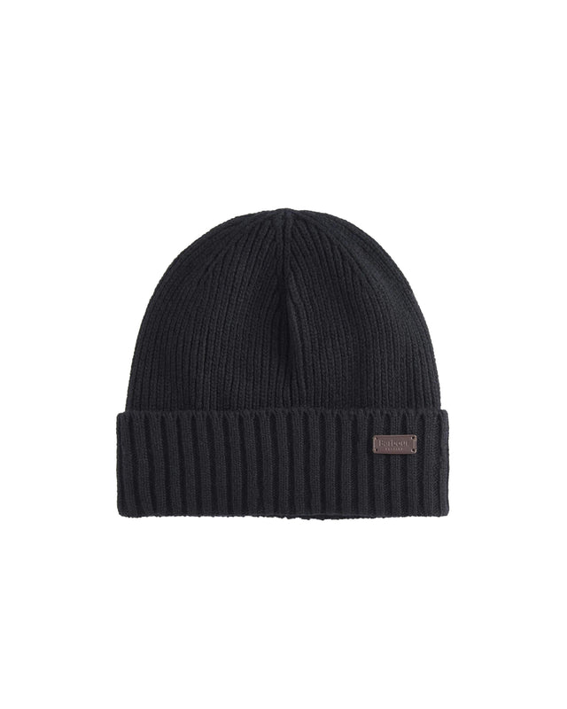 CARLTON BEANIE HAT - BLACK MHA0449BK11 -BLACK BARBOUR 