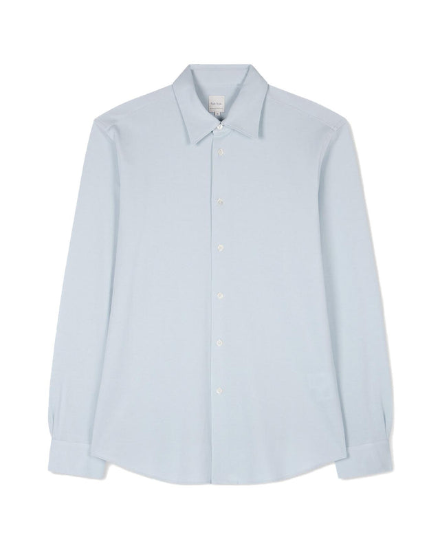 COTTON PIQUE SHIRT - LIGHT BLUE M1R-080Z-N00086 -40B Light Blue PAUL SMITH 