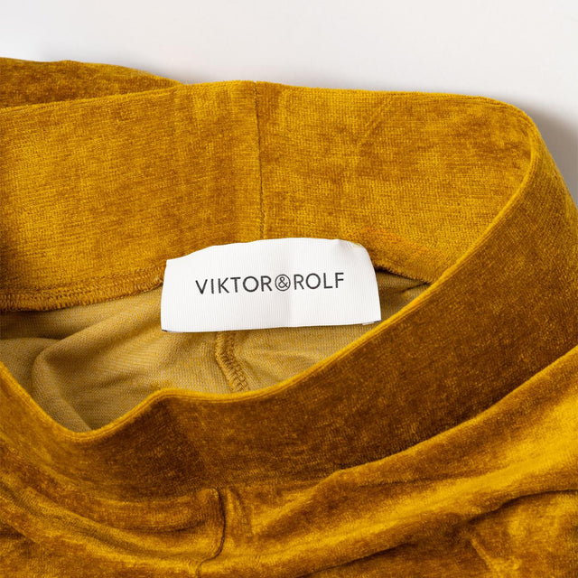 VELVET LEGGINGS - MUSTARD EB030 -MUSTARD VIKTOR & ROLF 