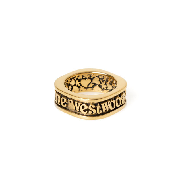 SCILLY RING - ANTIQUE GOLD 64040143-01R002 -R002 ANTIQUE GOLD Vivienne Westwood 
