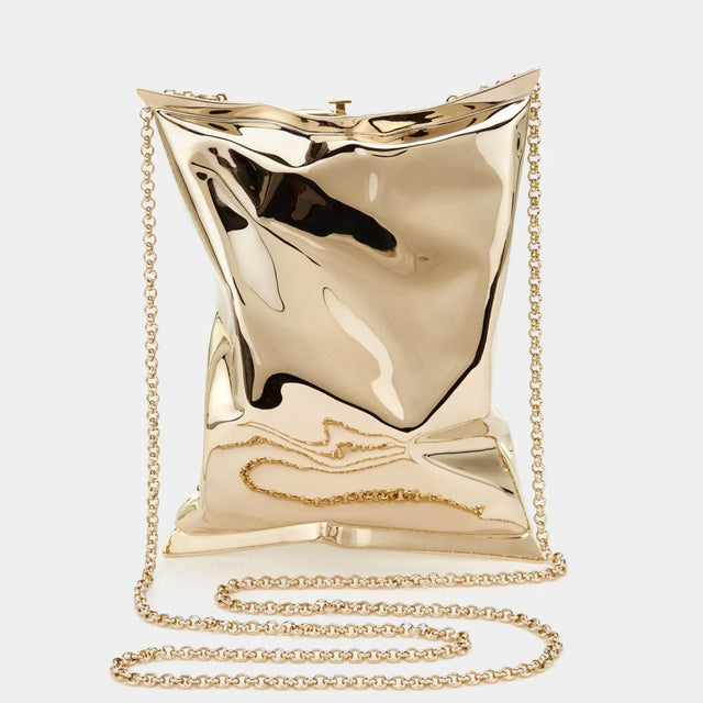 ANYA HINDMARCH 914925PALE GOLD BRASS