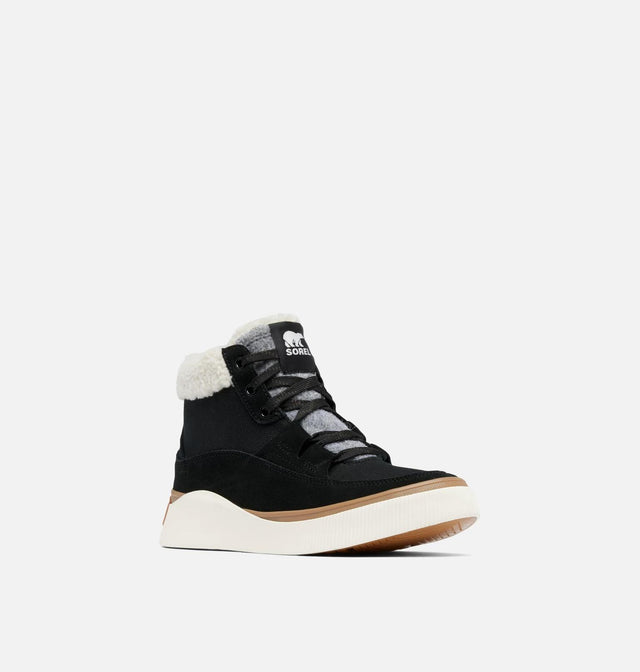 OUT N ABOUT IV WATERPROOF MID SNEAKERS - BLACK/SEA SALT 2088201 Black, Sea Salt SOREL 