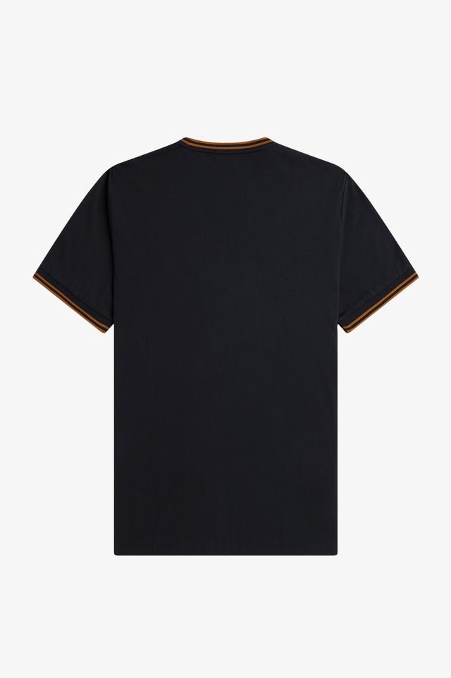 TWIN TIPPED T-SHIRT - NAVY M1588 -M68 FRED PERRY 