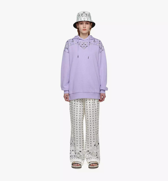 WOMENS BANDANA HOODIE - PURPLE MFADAMM01U700 PURPLE MCM 