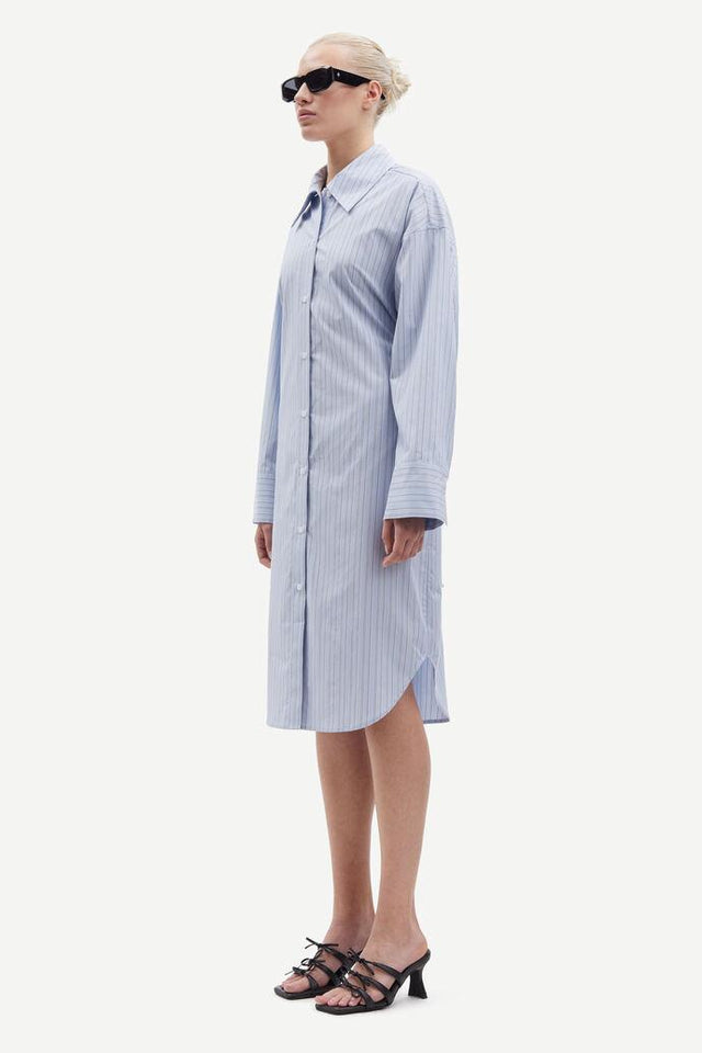 SACATA DRESS 14644 - BRUNNERA BLUE F24200107 Brunnera Blue SAMSOE SAMSOE 